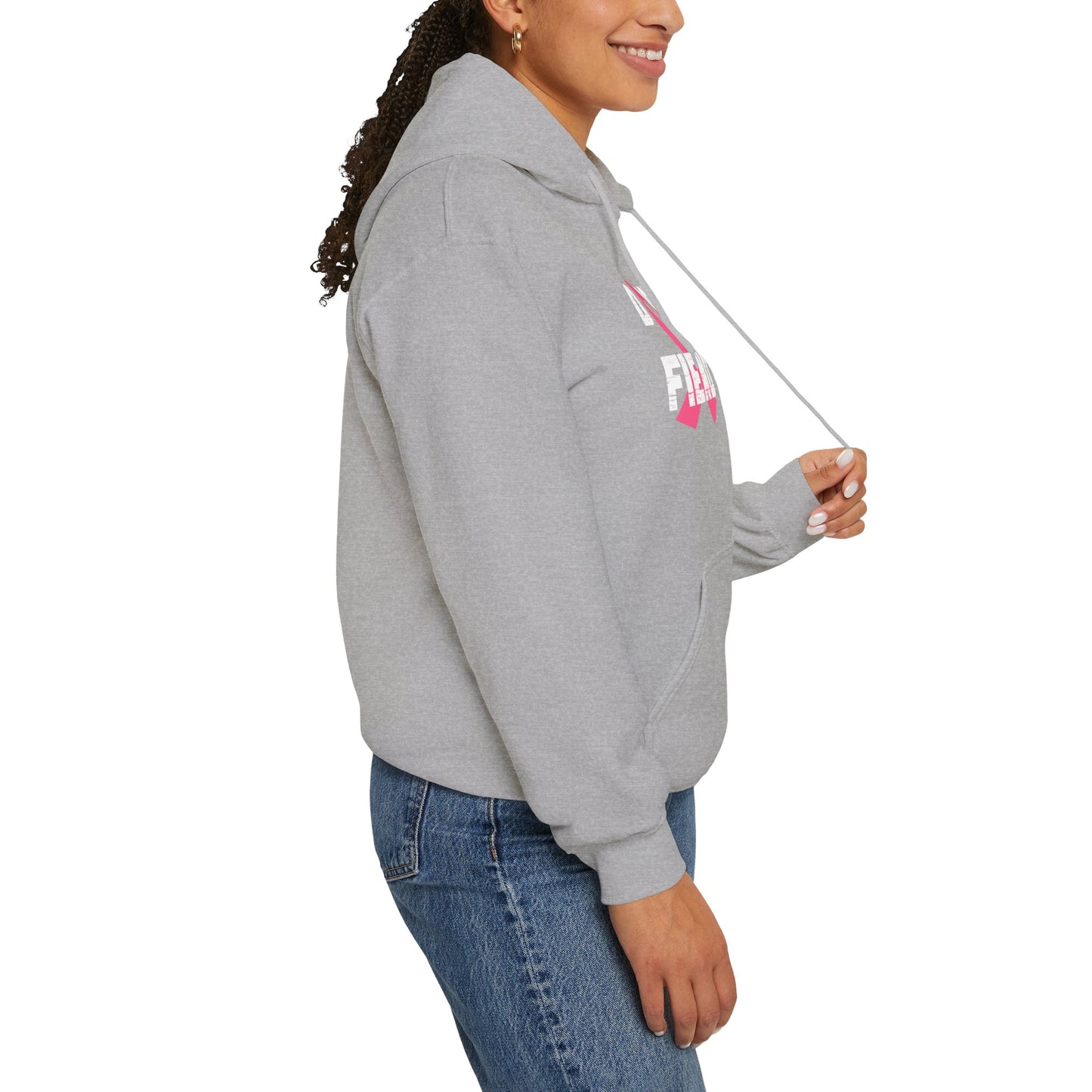 Dopamine Fiend Hoodie! Breast Cancer Awareness edition