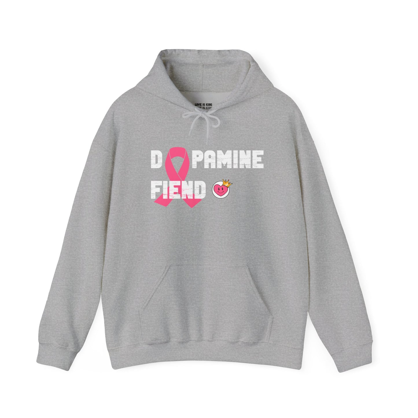 Dopamine Fiend Hoodie! Breast Cancer Awareness edition