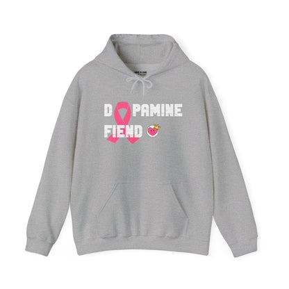 Dopamine Fiend Hoodie! Breast Cancer Awareness edition