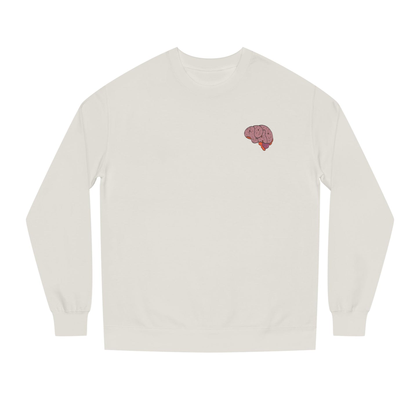 Dopamine Fiend Crewneck Sweatshirt - Retro Brain Graphic