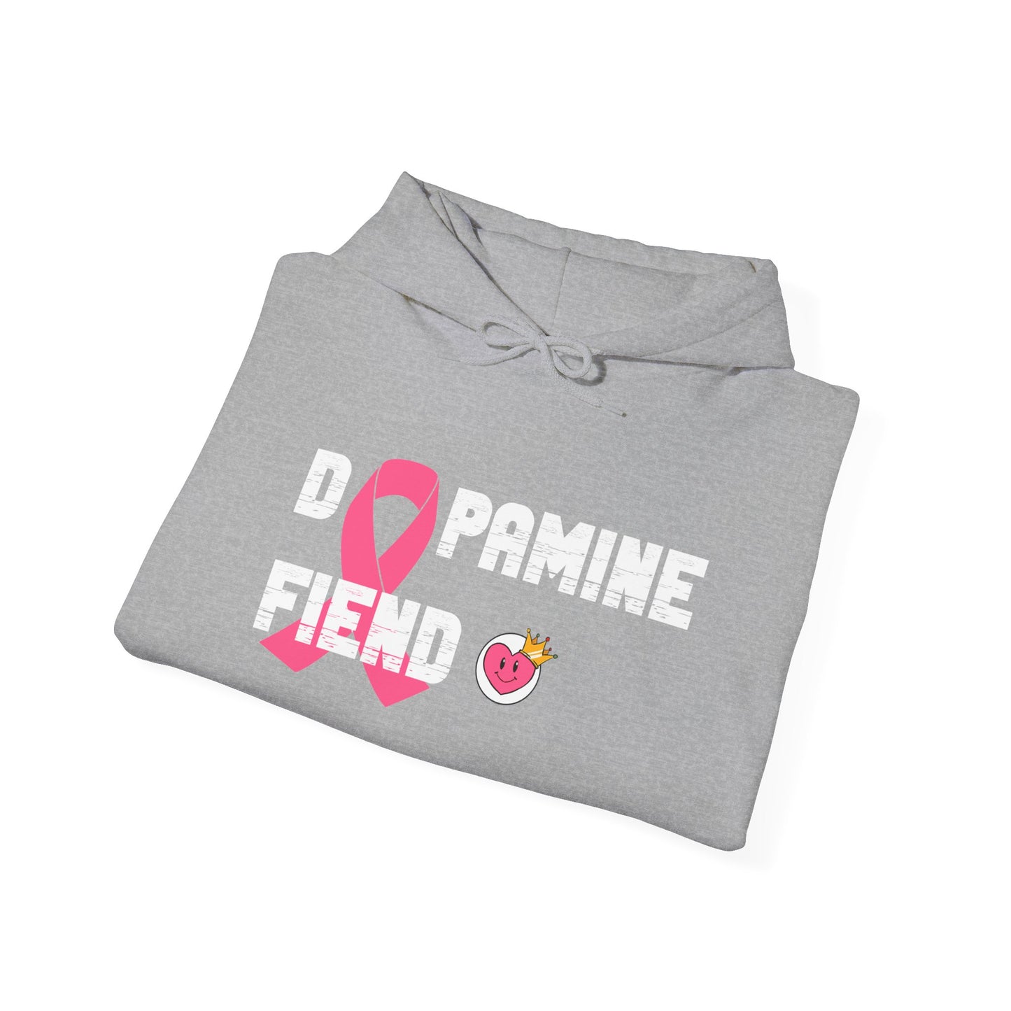 Dopamine Fiend Hoodie! Breast Cancer Awareness edition